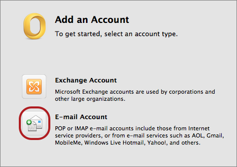 outlook mac-add-account